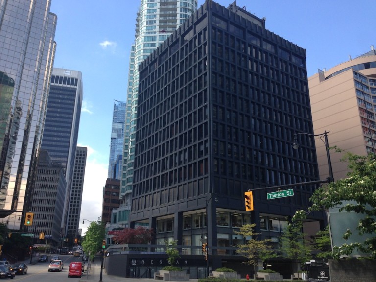 Baxter Building - view from W. Cordova & Thurlow Streets