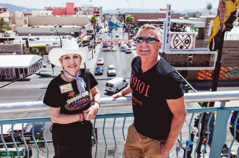 Las Vegas Pop Culture Tours - Babs Daitch & Richard Hooker - photo courtesy Babs Daitch