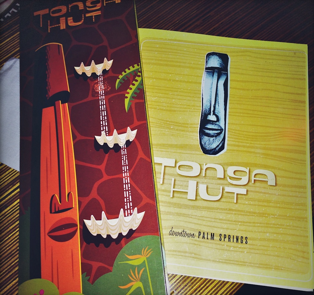 Tonga Hut Menu