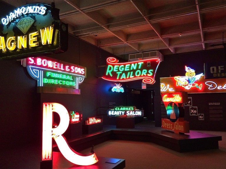 Museum of Vancouver - Neon Sign Exhibit