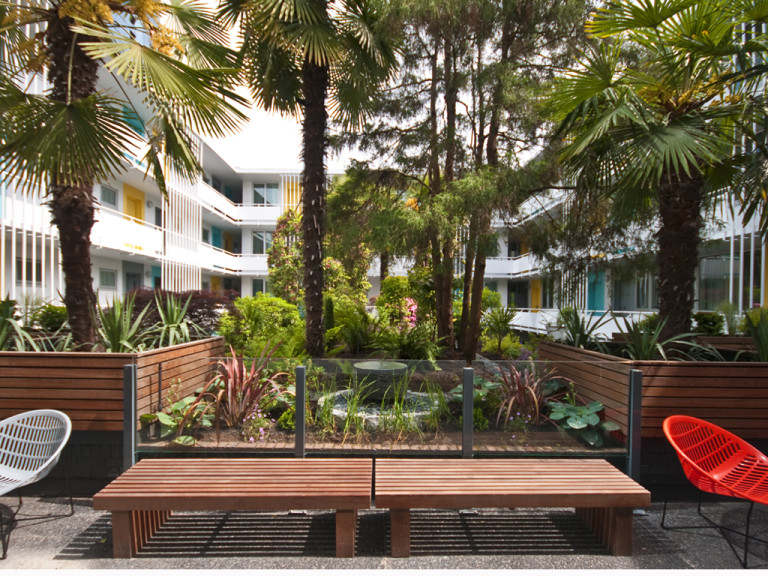 courtesy of The Burrard Hotel - Garden Courtyard