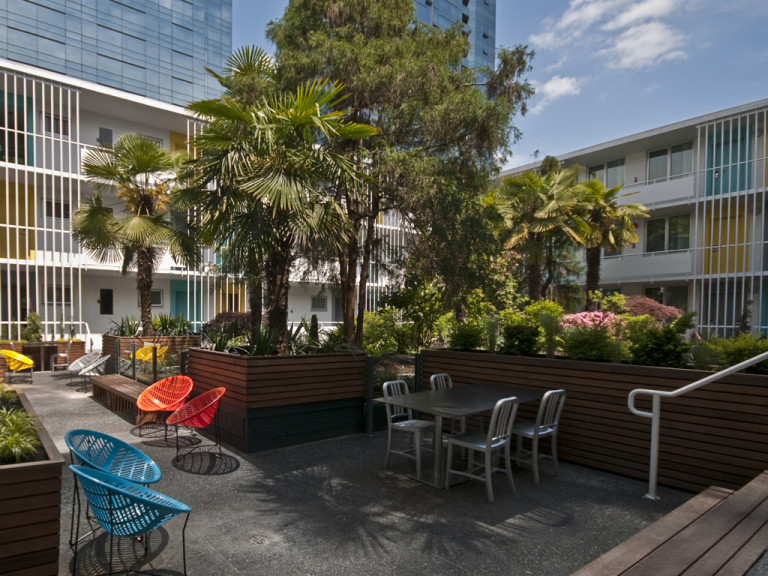 courtesy of The Burrard Hotel - Garden Courtyard
